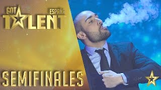 Iván Ojeda derrocha talento y magia  Semifinales 2  Got Talent España 2016 [upl. by Rugen460]