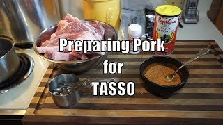 Preparing Pork for Tasso [upl. by Haneekas]