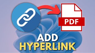 How to Add Hyperlink in PDF [upl. by Aitnecserc]