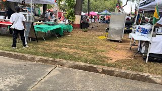 Smothered Pork Chops  Seafood amp Caribbean Festival  Goddaughter 11th Bday Eboni Starr [upl. by Yelwar]