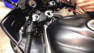 Air Filter Removal Yamaha YZFR6 R6 2000 [upl. by Jecon417]