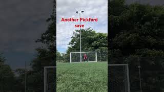 Another Pickford Save🔥🔥viralvideo pickford soccerdrills soccer skills viralshort fyp cold [upl. by Yecac]