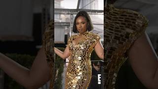 Jennifer Hudson jenniferhudson goldenglobes livefrome glambot bts [upl. by Leumhs]