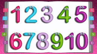 Learn to Write Numbers  10 Little Numbers Song for Children [upl. by Retsehc]