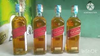 JWRed Label Whisky375mlnew price 1090Alcohol 43West Bengal India 2024 [upl. by Chao]