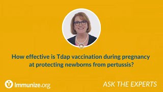 How effective is Tdap vaccination during pregnancy at protecting newborns from pertussis [upl. by Gaves]