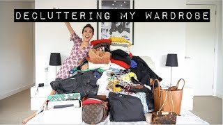 Decluttering My Wardrobe Konmari Method  Tidying Up Marie Kondo  Jenny Zhou 周杰妮 [upl. by Yrrej]