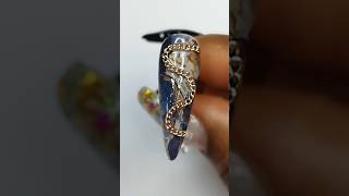 How to do foil nail art  Easy foil Nail Design [upl. by Bree]