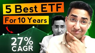 5 Best ETF for long term investment SIP 10 years  27 CAGR🔥 [upl. by Nylsor]