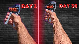 I Used A Hand Gripper Everyday For 30 Days And Grew HUGE Forearms [upl. by Meehahs]