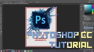 How to create a PosterBannerFlyer in Photoshop CS6CC  2015  HD [upl. by Salita826]