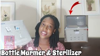 Unboxing Sejoy BOTTLE WARMER amp sterilzer for warming Breastmilk or Formula [upl. by Rochell800]