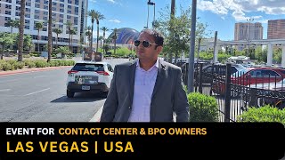 Important Event for BPO and Call Center Owners  Las Vegas USA  Ameya Damle [upl. by Lolly]