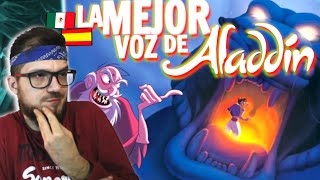 REACCION a la CUEVA de ALADDIN en el doblaje Castellano VS Español Latino [upl. by Cheng564]