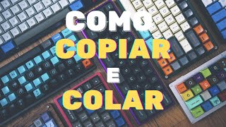 Como copiar e colar no teclado do pc [upl. by Tirza]