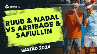 Ruud amp Nadal Take On Arribage amp Safiullin  Bastad 2024 Highlights [upl. by Mariejeanne684]