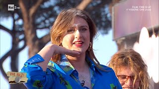 Michela Giraud nel trailer del suo film quotFlaminiaquot – Viva Rai2 11042024 [upl. by Ostraw411]