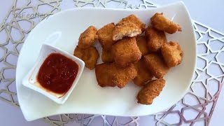 Homemade Chicken Nuggets Recipe I How To Make Crispy Nuggets For Kids Lunchbox [upl. by Airdna]