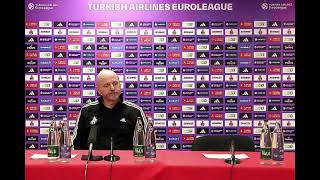 Euroleague  Live  PostGame Press Conference  AS Monaco Roca Team  Fenerbahce Istanbul [upl. by Karlie670]