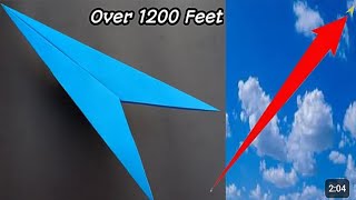 How to Make Paper Airplane That Flies Far EasyHow to Make Paper Airplane [upl. by Harraf]