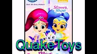 QuakeToys Story Time New Shimmer and Shine Book Nick Jr Meet The Genies Leah Zac Tala Nahal [upl. by Boycie525]