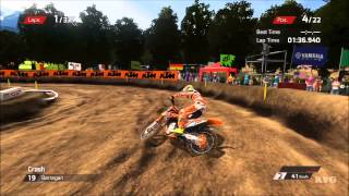 MXGP  The Official Motocross Videogame Gameplay PS4 HD 1080p [upl. by Enilekaj]