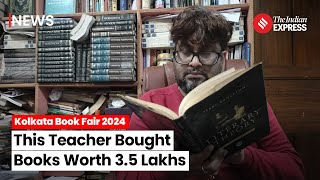 Kolkata Book Fair 2024 This Teacher Bought Books Worth 35 Lakhs From Kolkata Book Fair [upl. by Gervase]