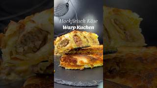 Hackfleisch Käse Kuchen🥧 hackfleisch kuchen rezept fürdich abendessen lecker familienrezepte [upl. by Alegnaoj]