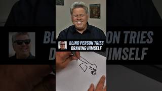 Blind Person Tries Drawing Himself [upl. by Iover952]