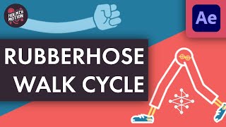 Rubberhose 2 Walk Cycle  After Effects Tutorial [upl. by Eillek]