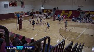 Poquoson Volleyball vs LHS [upl. by Winson]