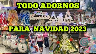 🎄🧑‍🎄 FERIA NAVIDEÑA 2023 ⛄ Decoraciones Adornos Nacimientos Luces🎆 [upl. by Lukasz]