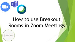 How to use breakout rooms in Zoom meetings [upl. by Acirem]