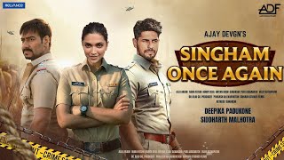 Singham 3  Once Again  Theatrical Trailer  Ajay Devgn  Deepika Padukone Kareena Kapoor Fan Made [upl. by Casper]