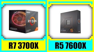 Ryzen 7 3700X vs Ryzen 5 7600X  RTX 3070 Ti [upl. by Christa]