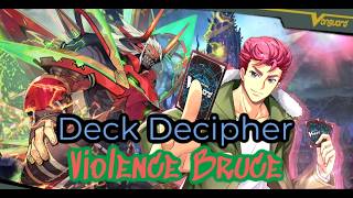 Cardfight Vanguard Deck Decipher  Bruce [upl. by Retnuh]