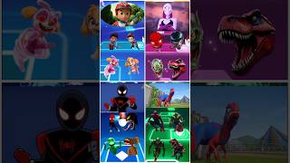 Paw Patrol Scary Ryder vs Venom vs Alien vs Dino spiderman Coffin Dance tileshop coffindance [upl. by Awahsoj303]