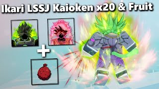 Ikari LSSJ Kaioken x20 amp Turles Fruit VS Broly  Dragon Soul [upl. by Vance239]