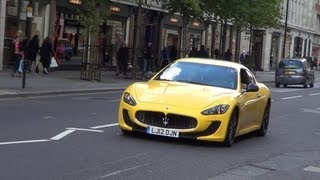 YELLOW Maserati MC Stradale  BRUTAL SOUNDS [upl. by Ruffin525]