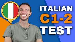 TEST di ITALIANO livello C1  AVANZATO [upl. by Aicileb]