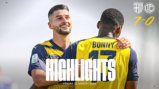 Parma 70 Lugano  International Friendly Match Highlights [upl. by Corel]