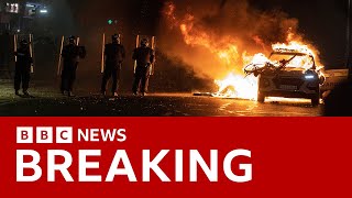 Dublin riots Police say more than 30 arrested  BBC News [upl. by Berkeley558]