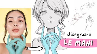 Come disegnare le mani  tutorial disegno manga  Imparare a disegnare le mani [upl. by Kingston]