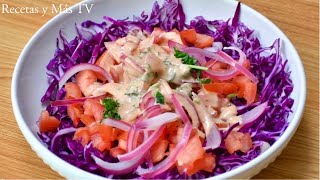 Esta ensalada de repollo morado le encantará a tu familia [upl. by Jaynell]