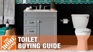 Toilet Buying Guide Choose From Different Types of Toilets  The Home Depot [upl. by Gievlos804]