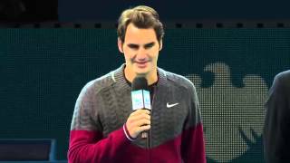 Injury forces Roger Federer out of ATP World Tour Final [upl. by Peery]