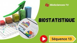 La biostatistique Vidéo N°13  Travaux dirigés [upl. by Siroved747]