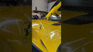 Ferrari 812 Competizione Aperta  Front Fender PPF Installation [upl. by Ytsim]