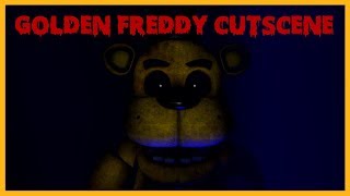 Golden Freddy Cutscene  FNaF Ultimate custome night SFM [upl. by Rhodes]