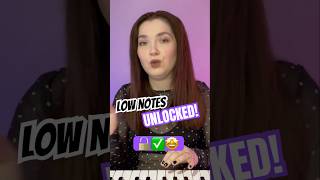 Tackle low notes with this exercise singingexercises lownotes vocaltechnique [upl. by Canty]